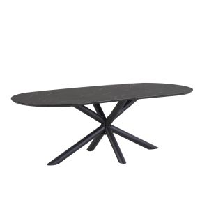 Sirius 230X100 Capsulevorm HPL Zwart Marmer 25mm