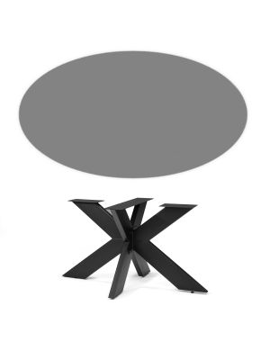 Switch Eetkamertafel 220X120 Ovaal Deep Ocean + Stellar 