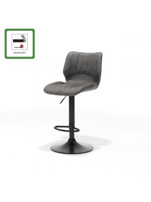 Bobby barkruk - Stof UKFR Soft Antraciet