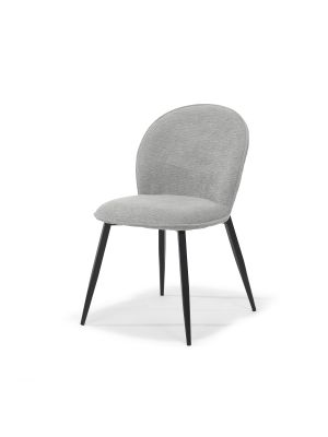 Cuba stoel Stof Aragon Grijs