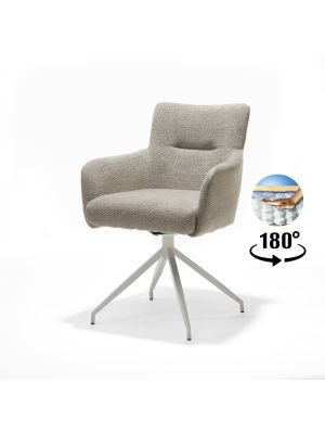 Joey armstoel Stof Retro Bliss Natural frame beige